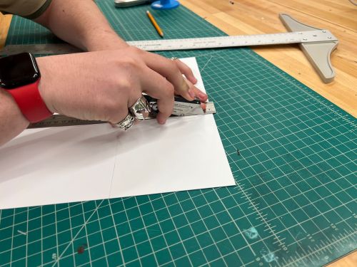 Cutting out material