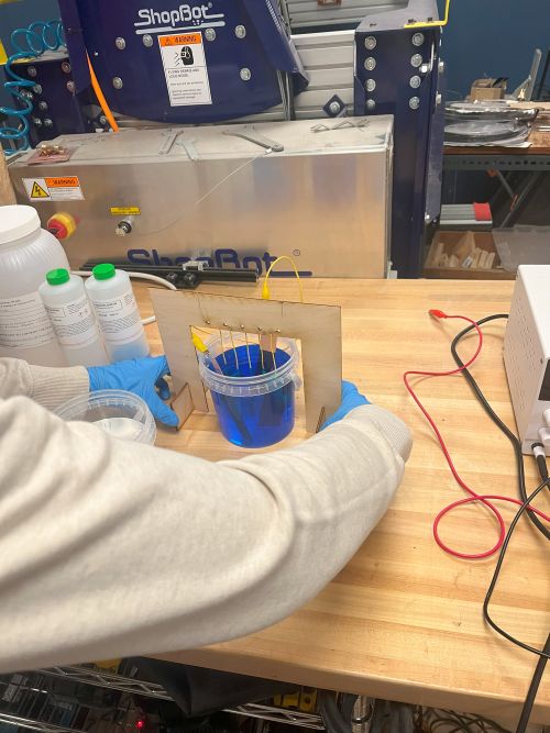 Electroplating setup