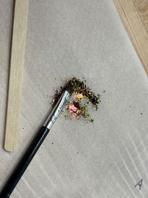 Fuschia glitter