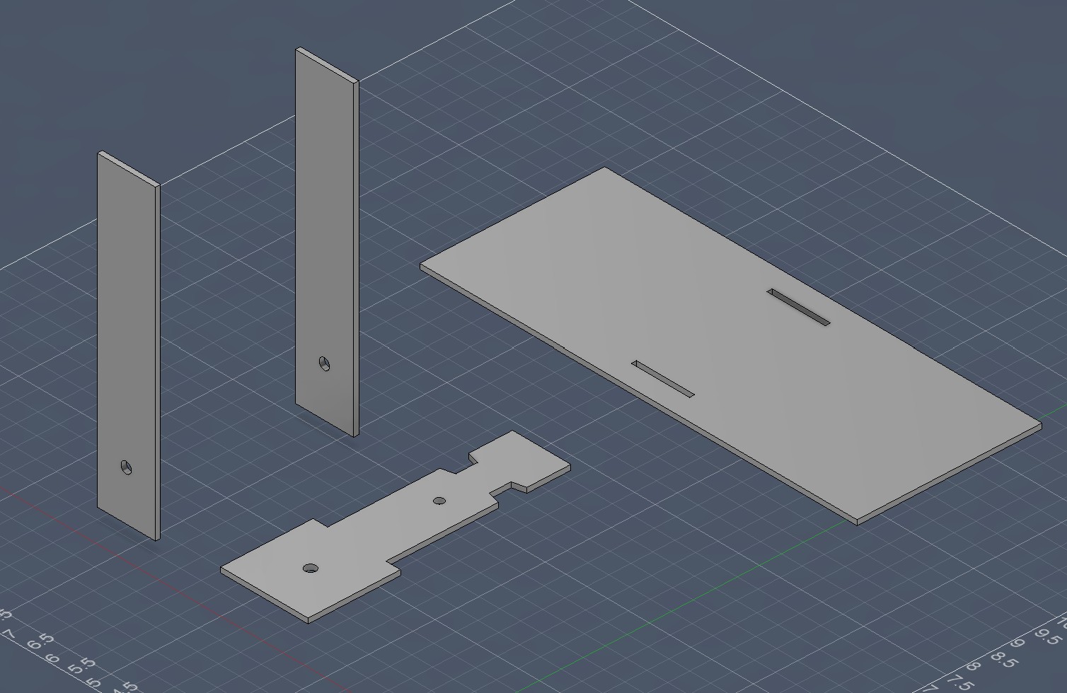 Model of catapult in Fusion