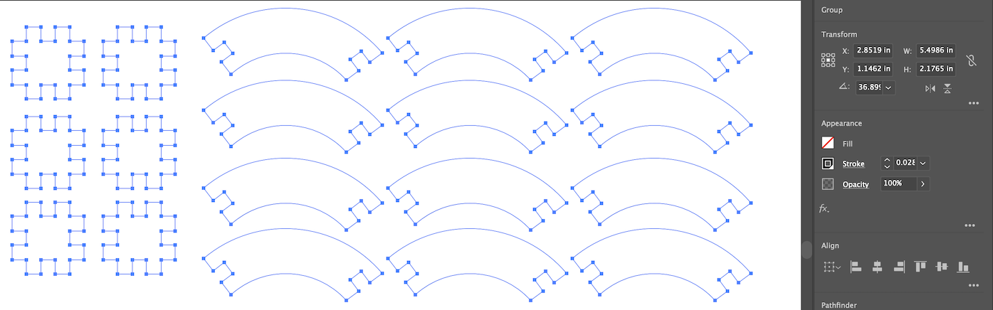 parametric design in adobe illustrator