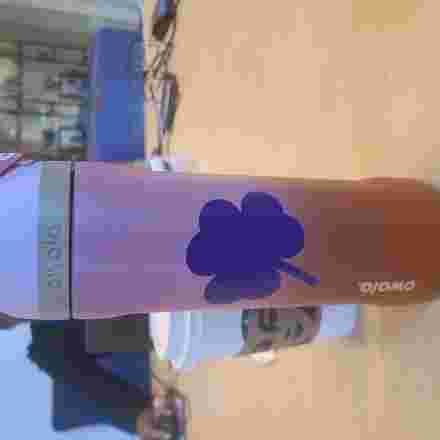 Pic of Waterbottle with Shamrock Applied