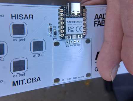 RP2040 soldered from corners