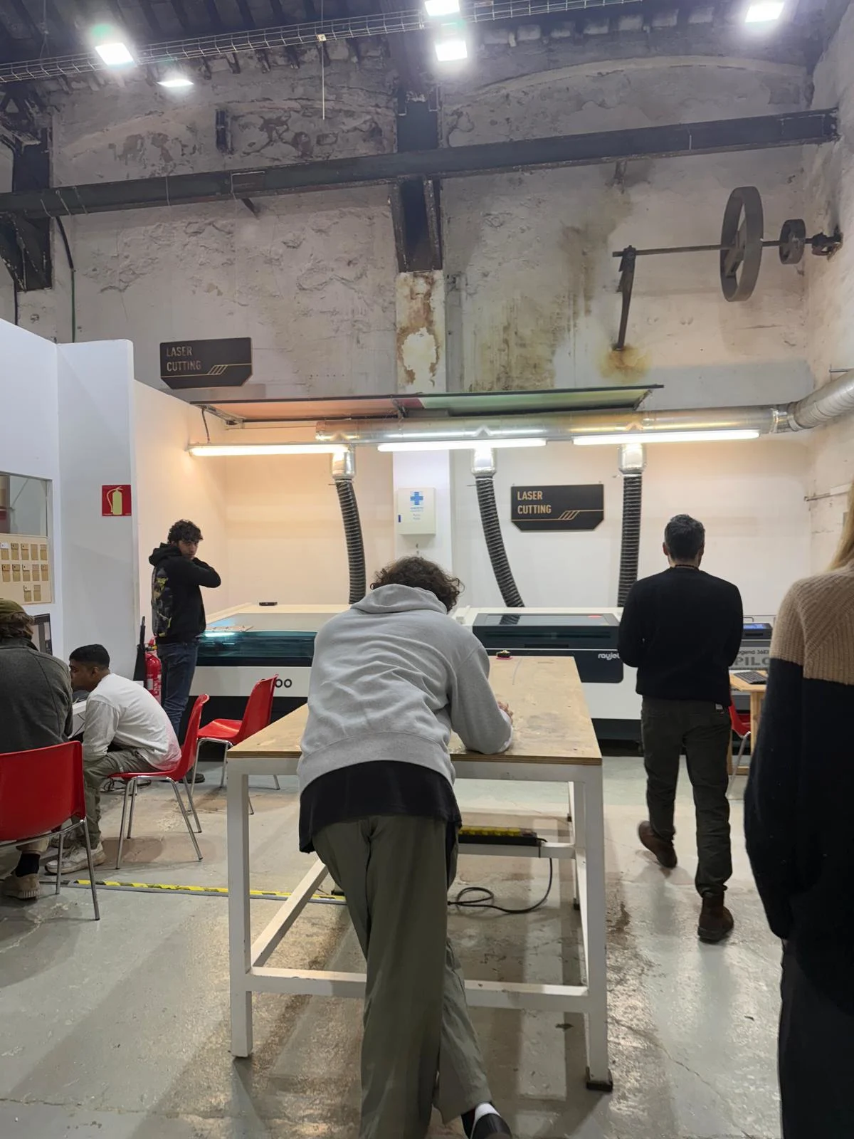 Laser cutters at Fab Lab Barcelona