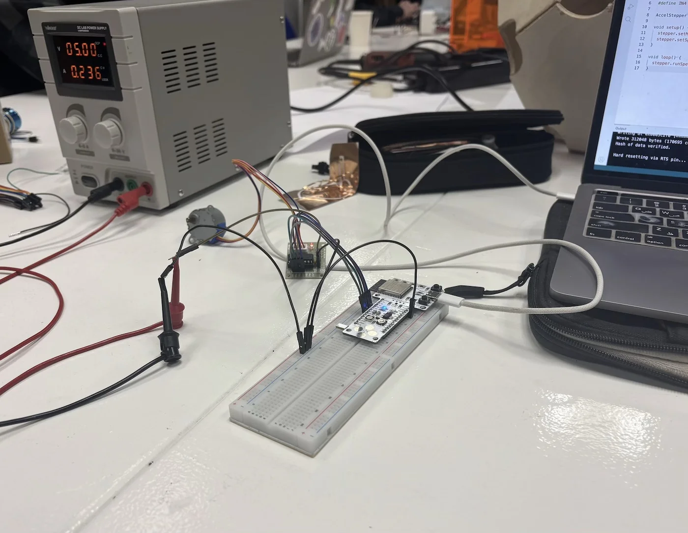 Stepper and driver setup