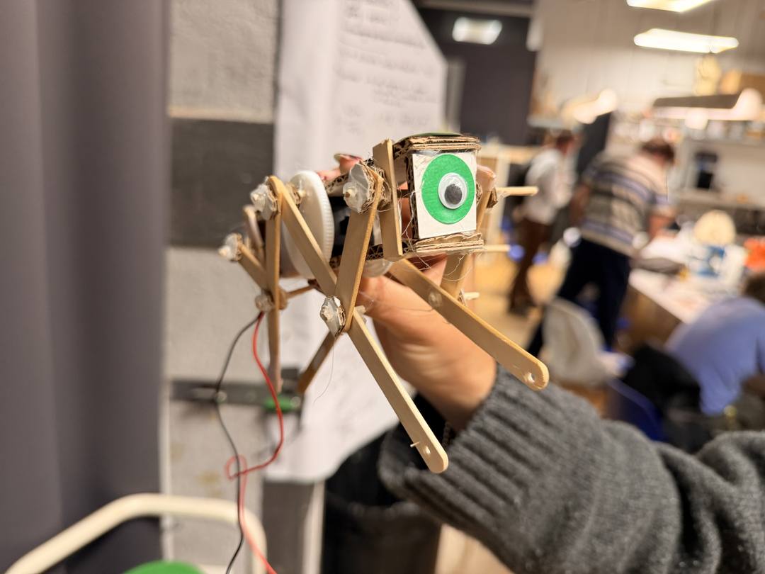 Cardboard robot hero shot