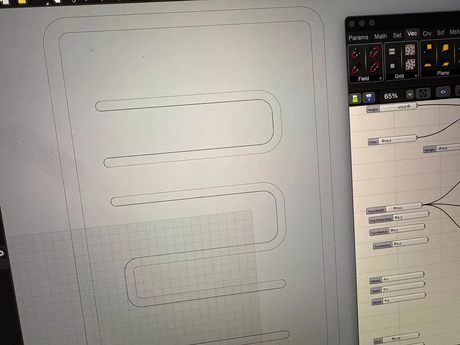 Rhino 8 - vector drawing