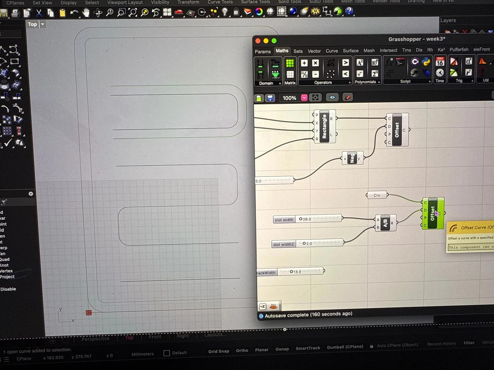 Rhino 8 - vector drawing