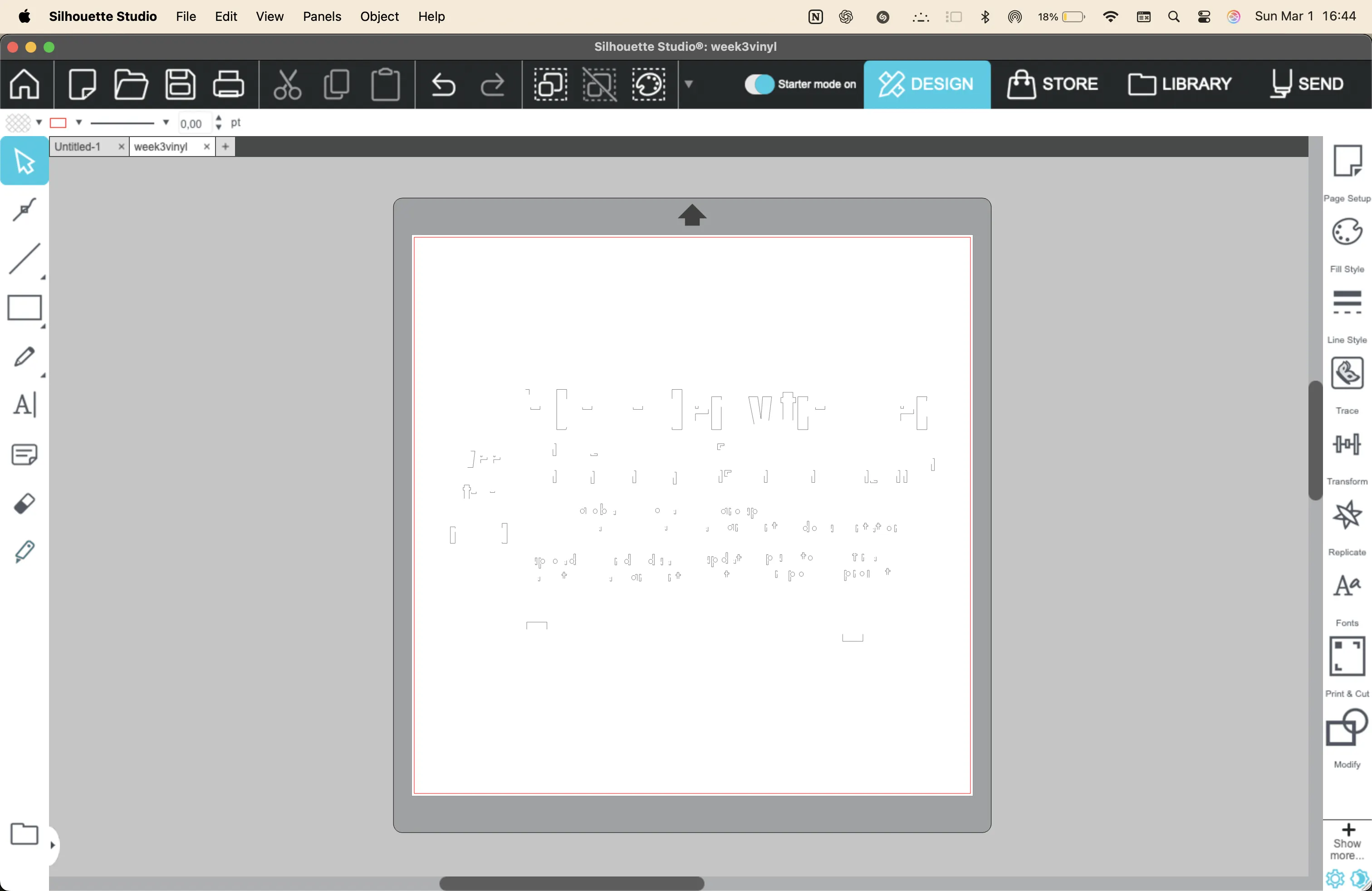 Rhino 8 - vector drawing