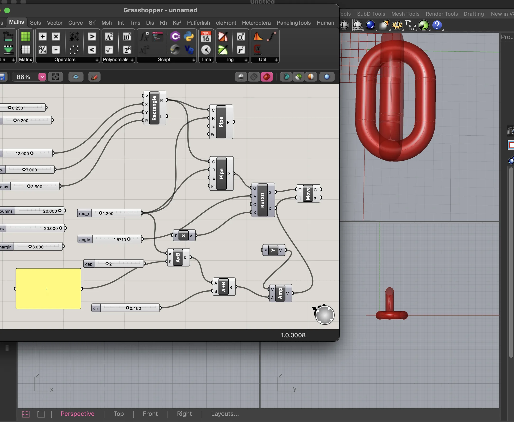 Rhino 8 - vector drawing