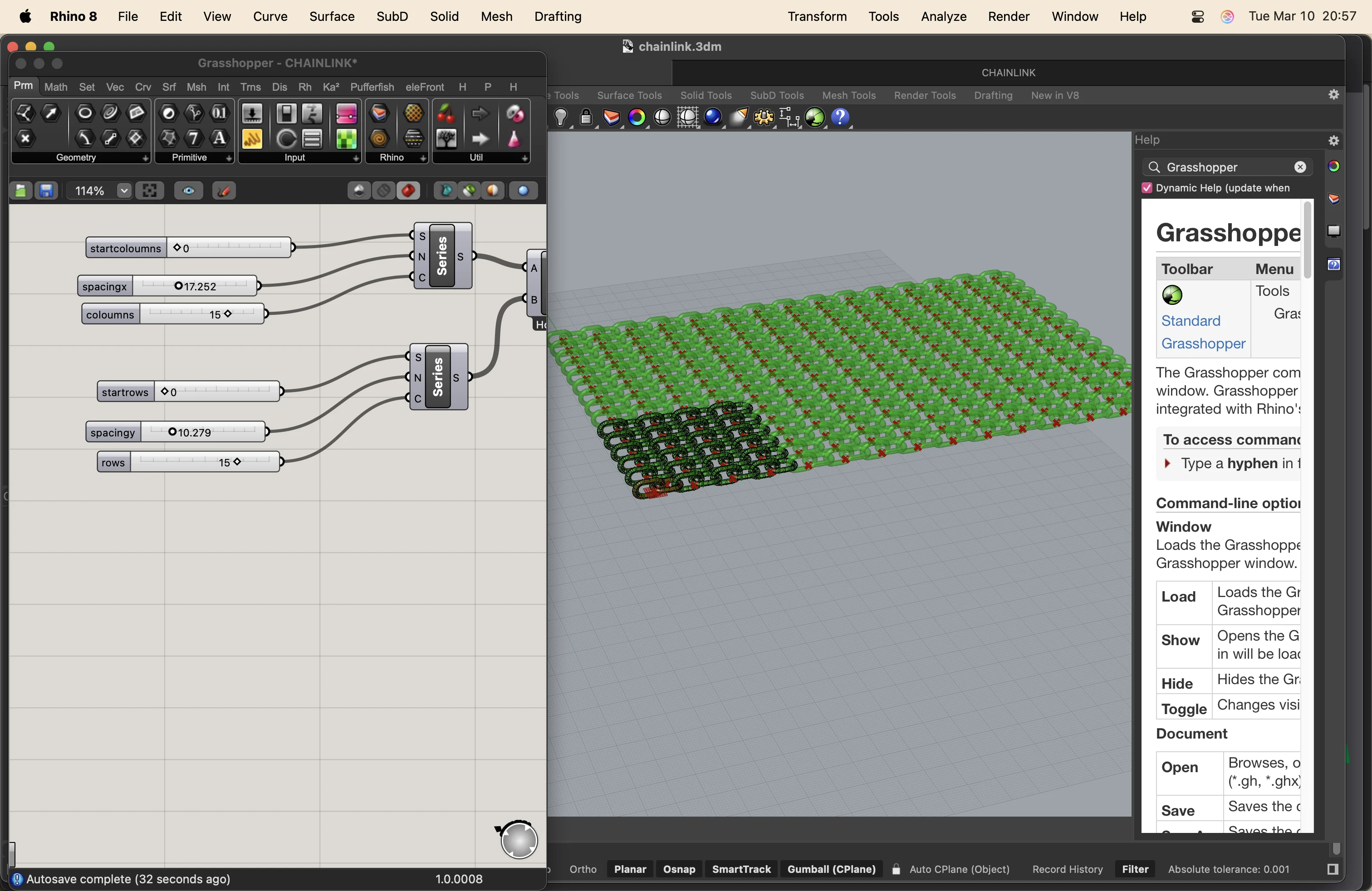 Rhino 8 - vector drawing