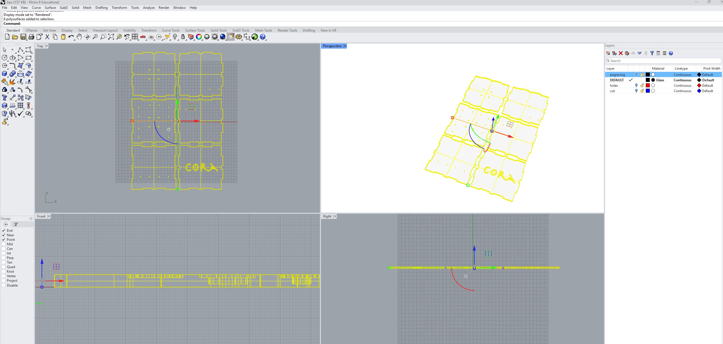 Enclosure Design Rhino Blender 1