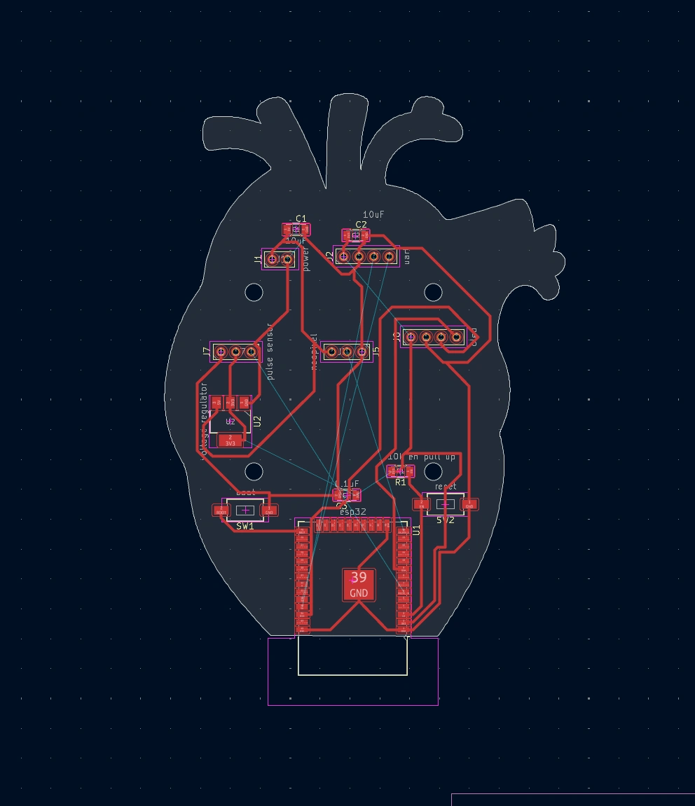 Kicad Real Heart