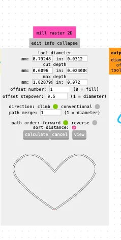 Kicad Mods Calculate Tool Path