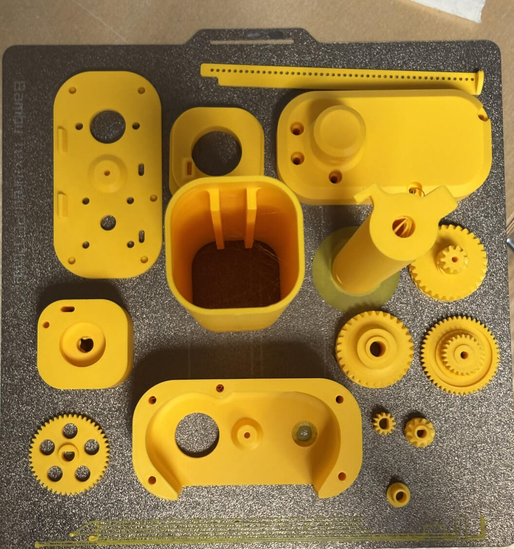 Custom parts printed on Bambu Lab X1 Carbon