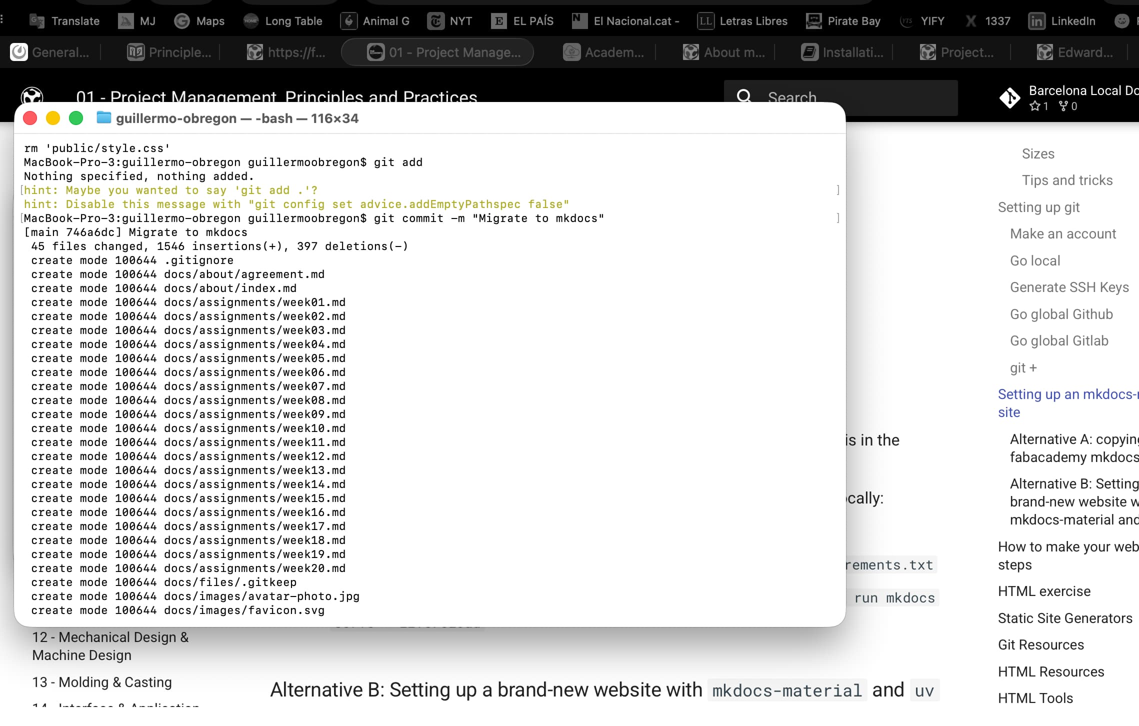 ASFALT color palette