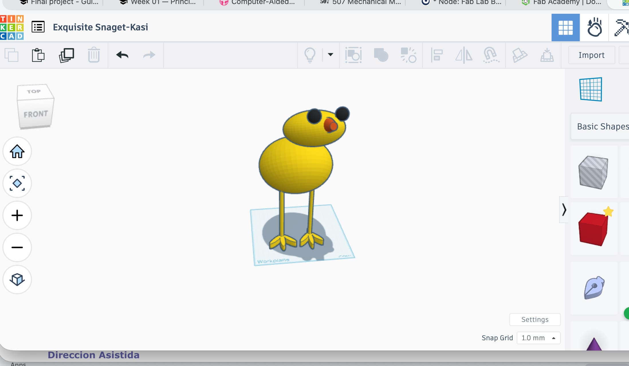 Tinkercad LEGO model