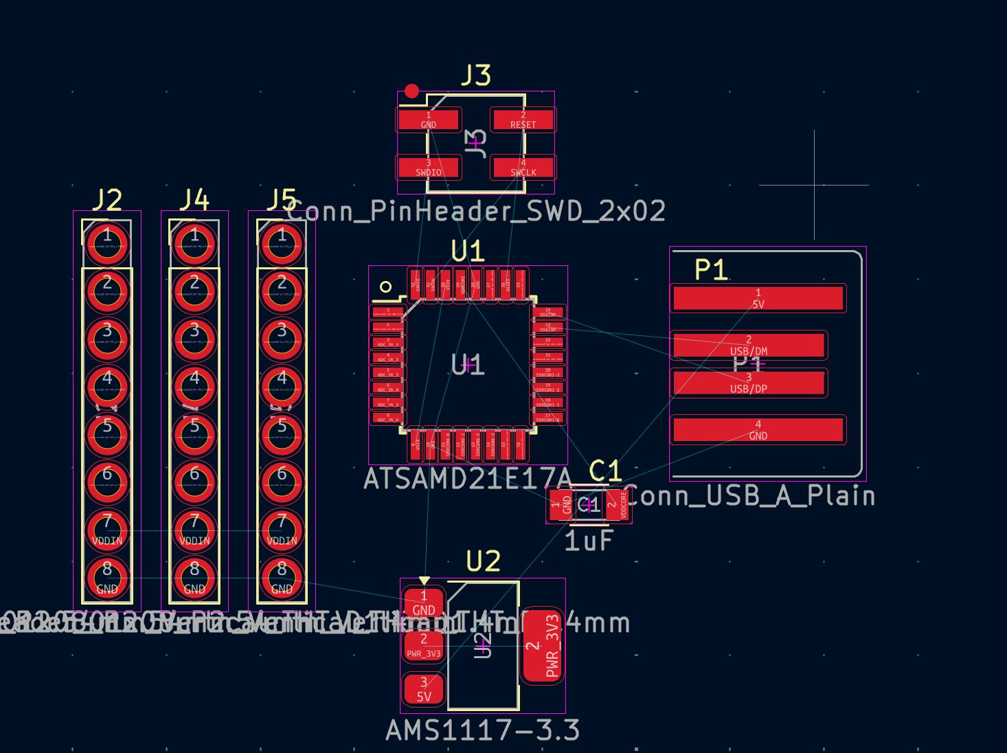 Initial PCB placement