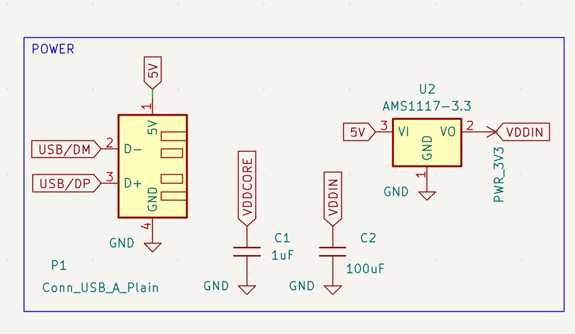 Power schematic implementation