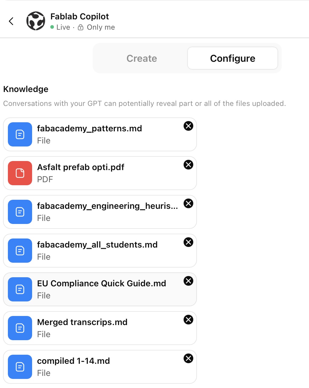 Material Preparation
