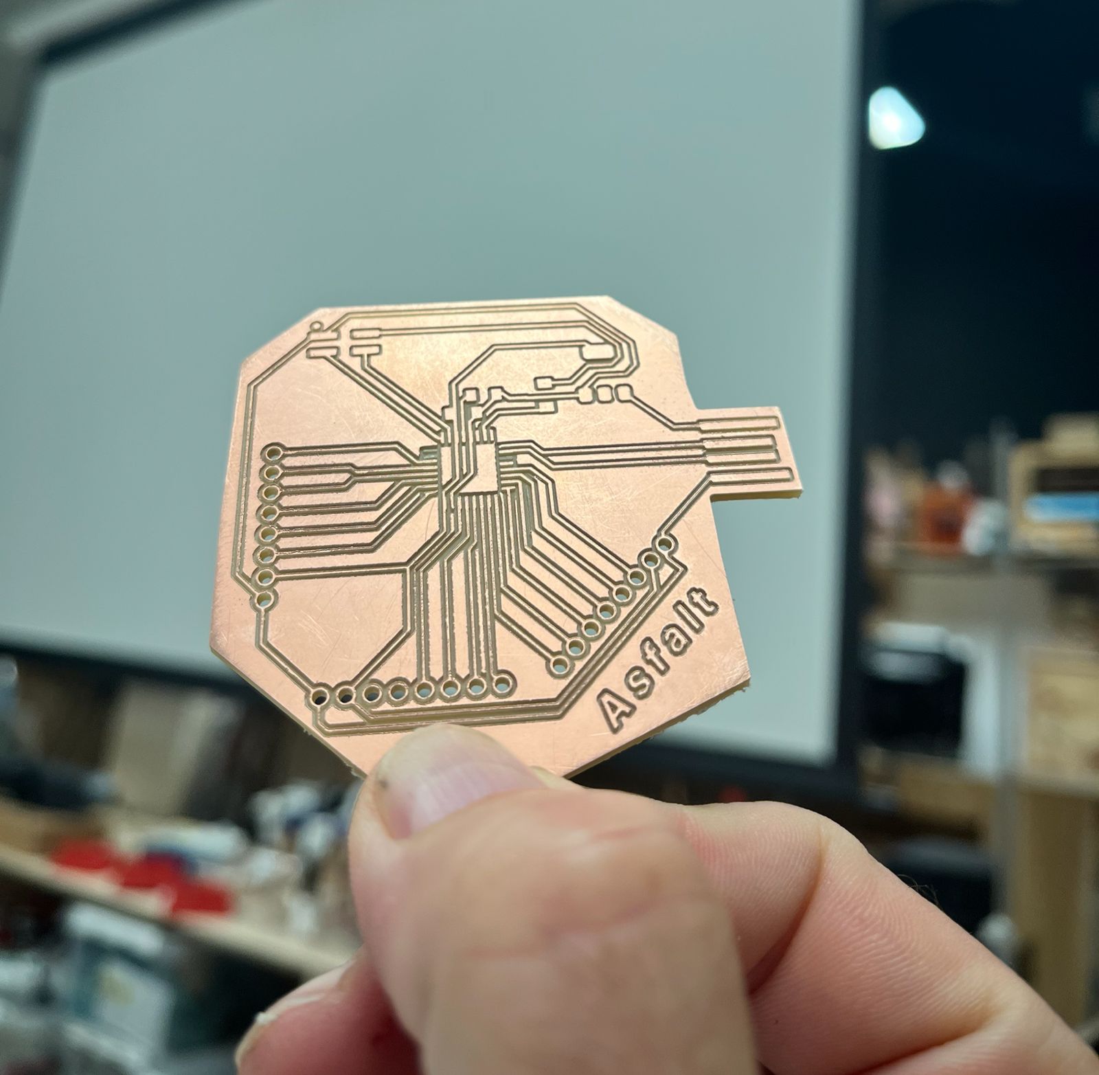 Final PCB back / detail