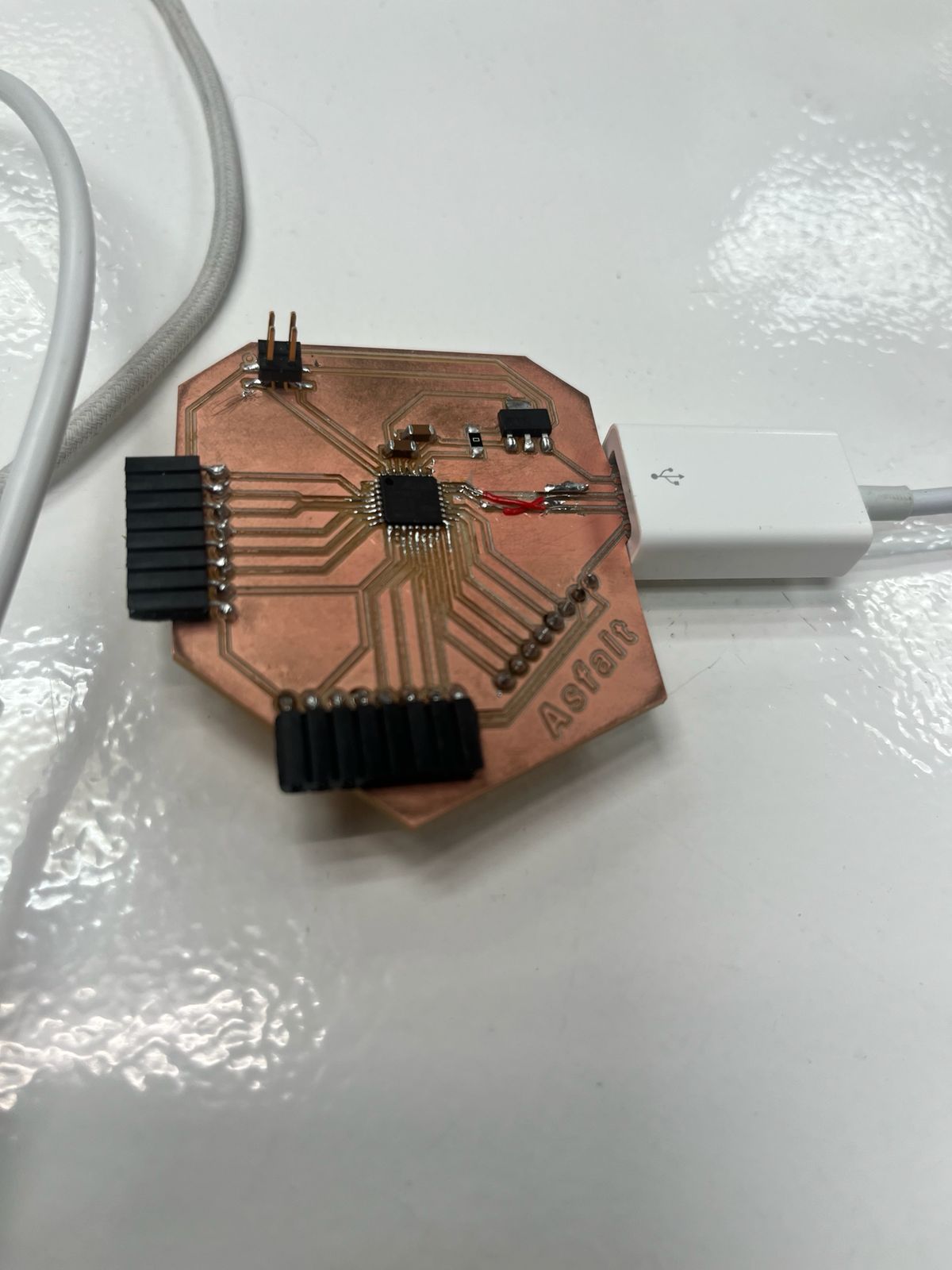 PCB recognized after USB rework