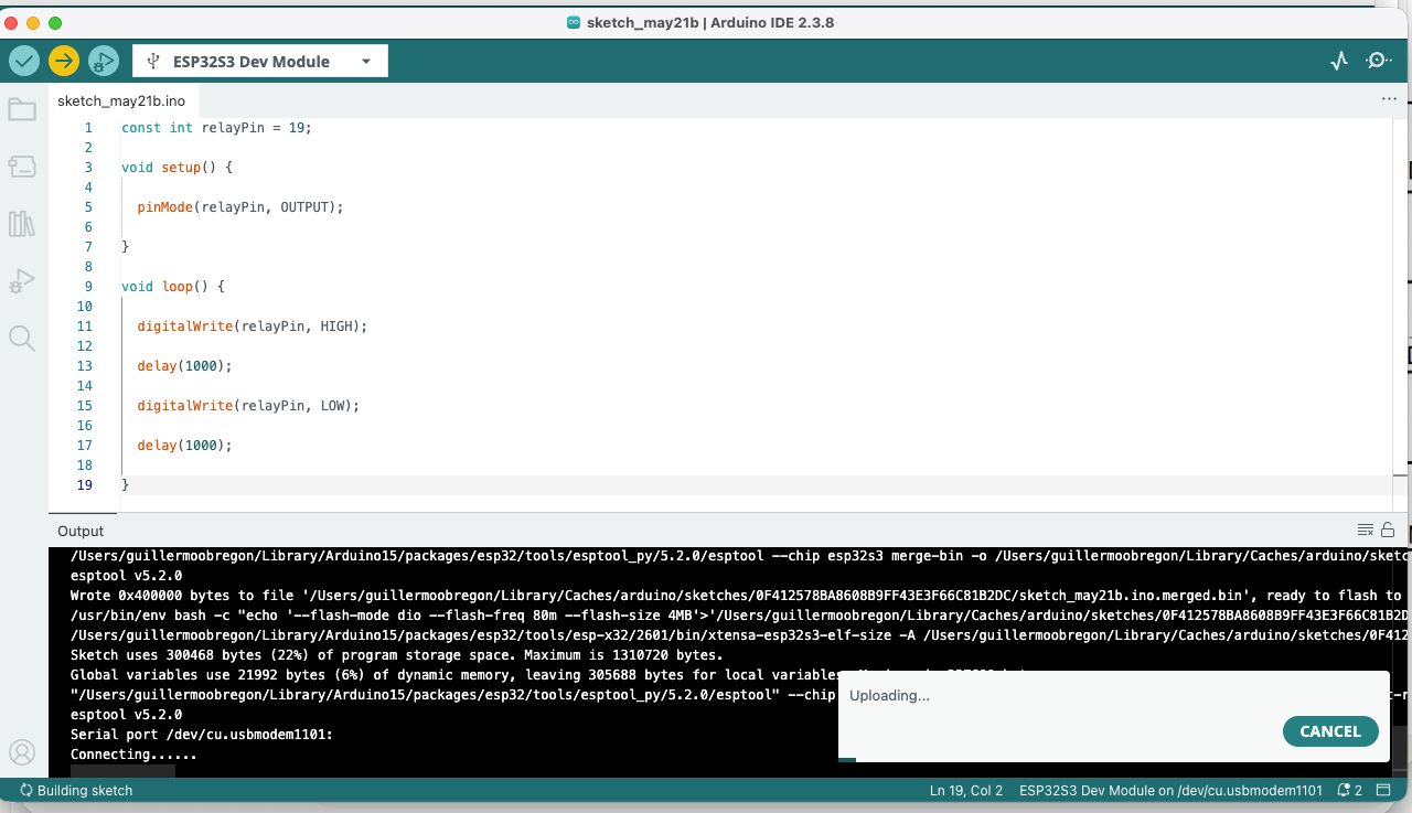Relay output code