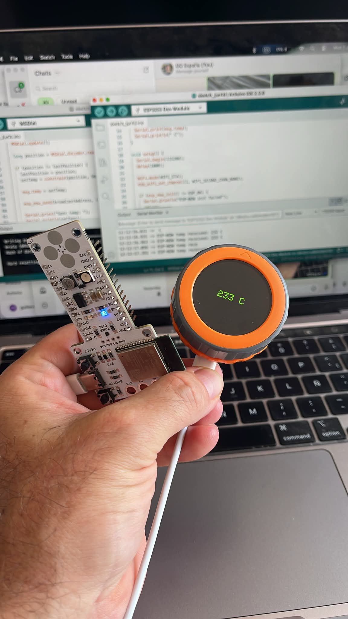 ESP-NOW communication working between M5Dial and Barduino
