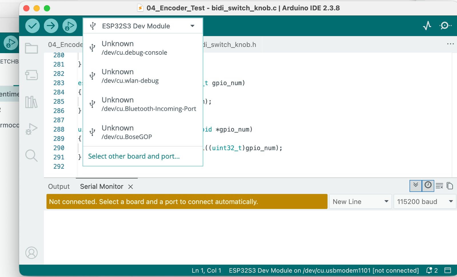 Firmware upload and serial verification
