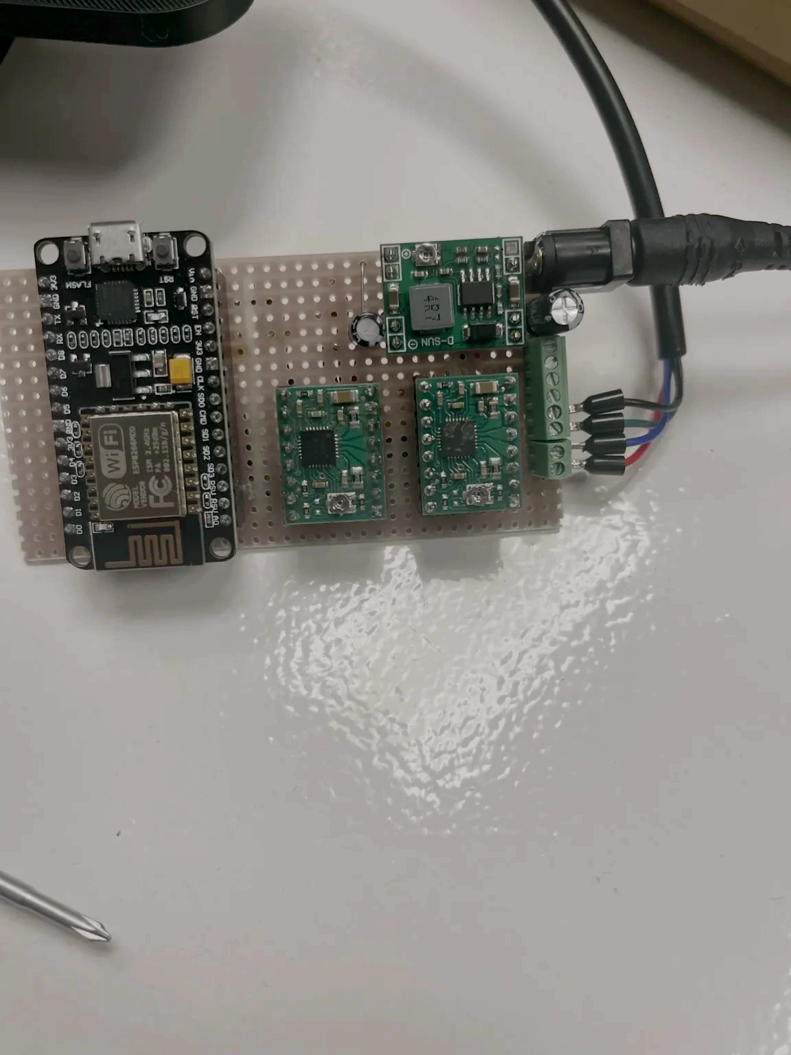 Control board close-up