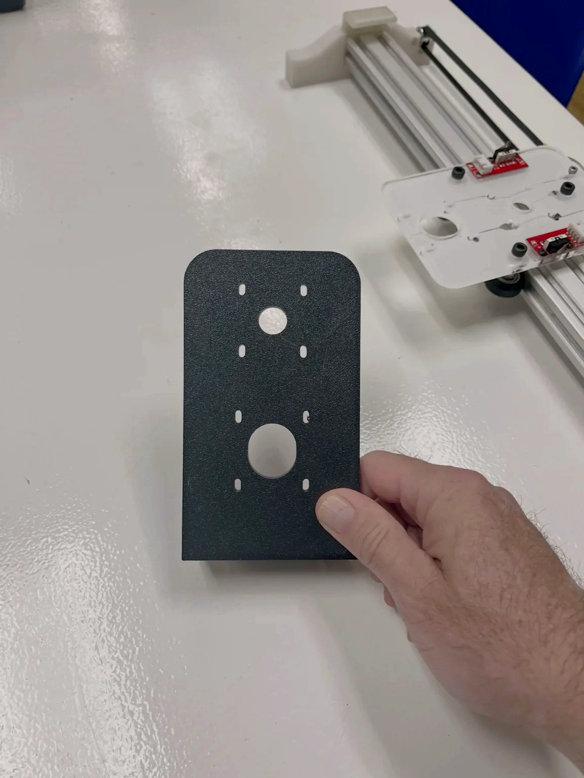 Fabricated motor mount plate