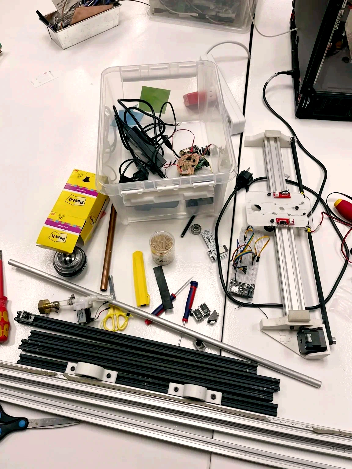 Available parts and hardware