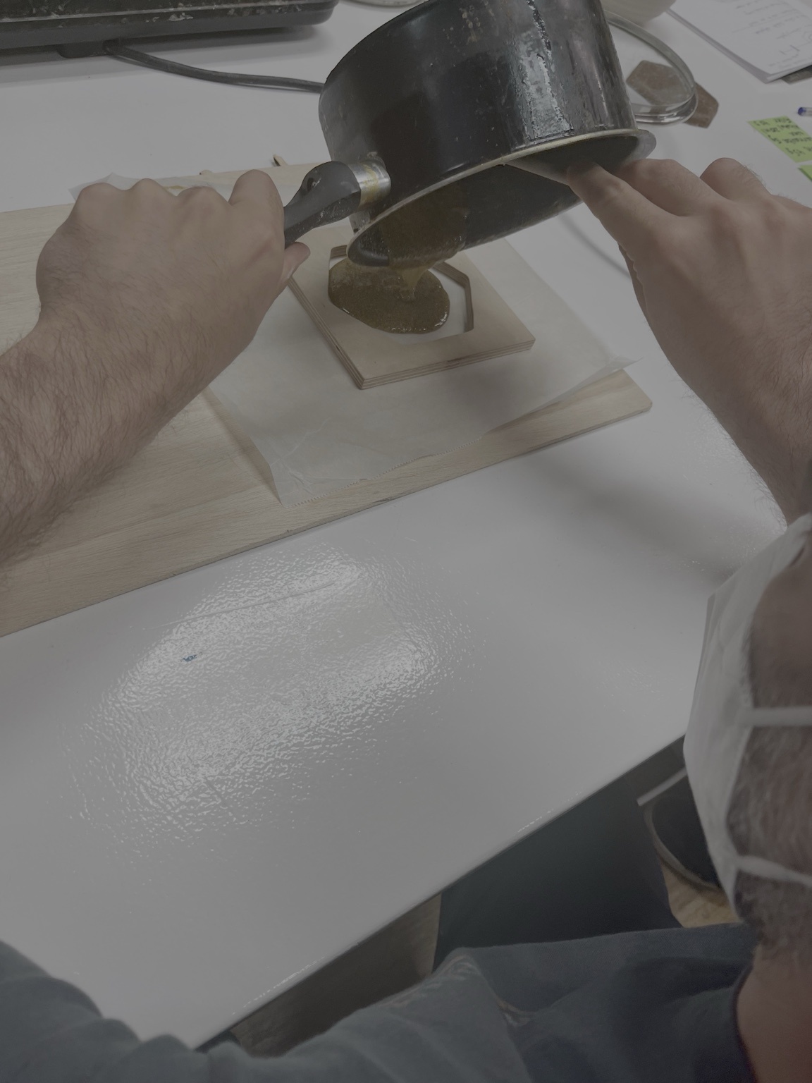 Pouring process