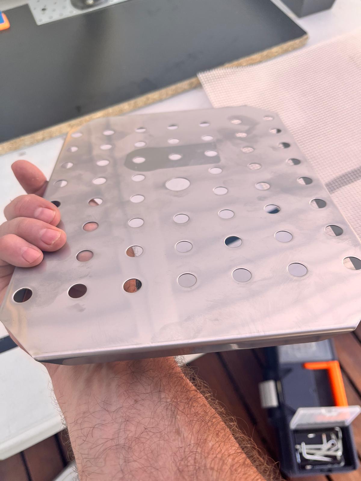 Modified perforated tray