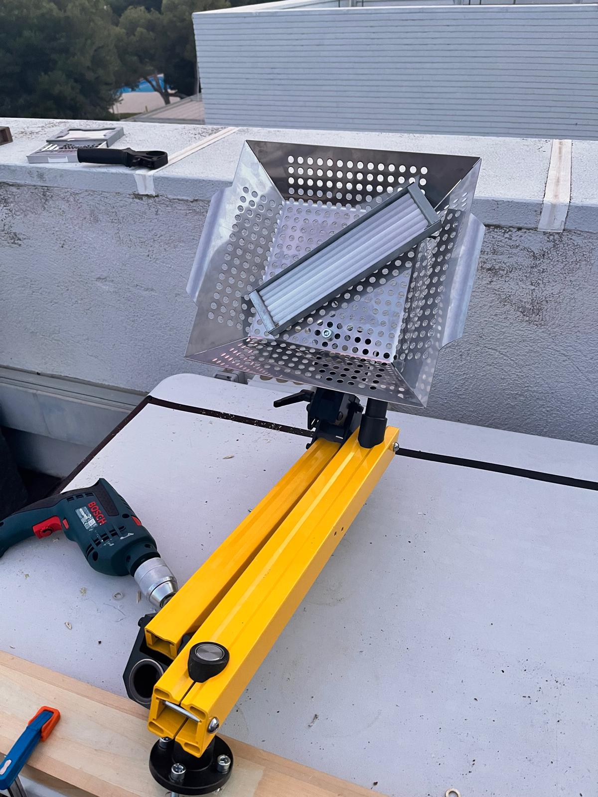 Testing heater positioning