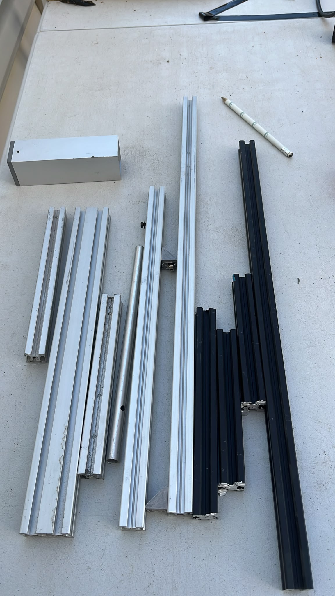 Collection of aluminum extrusion profiles
