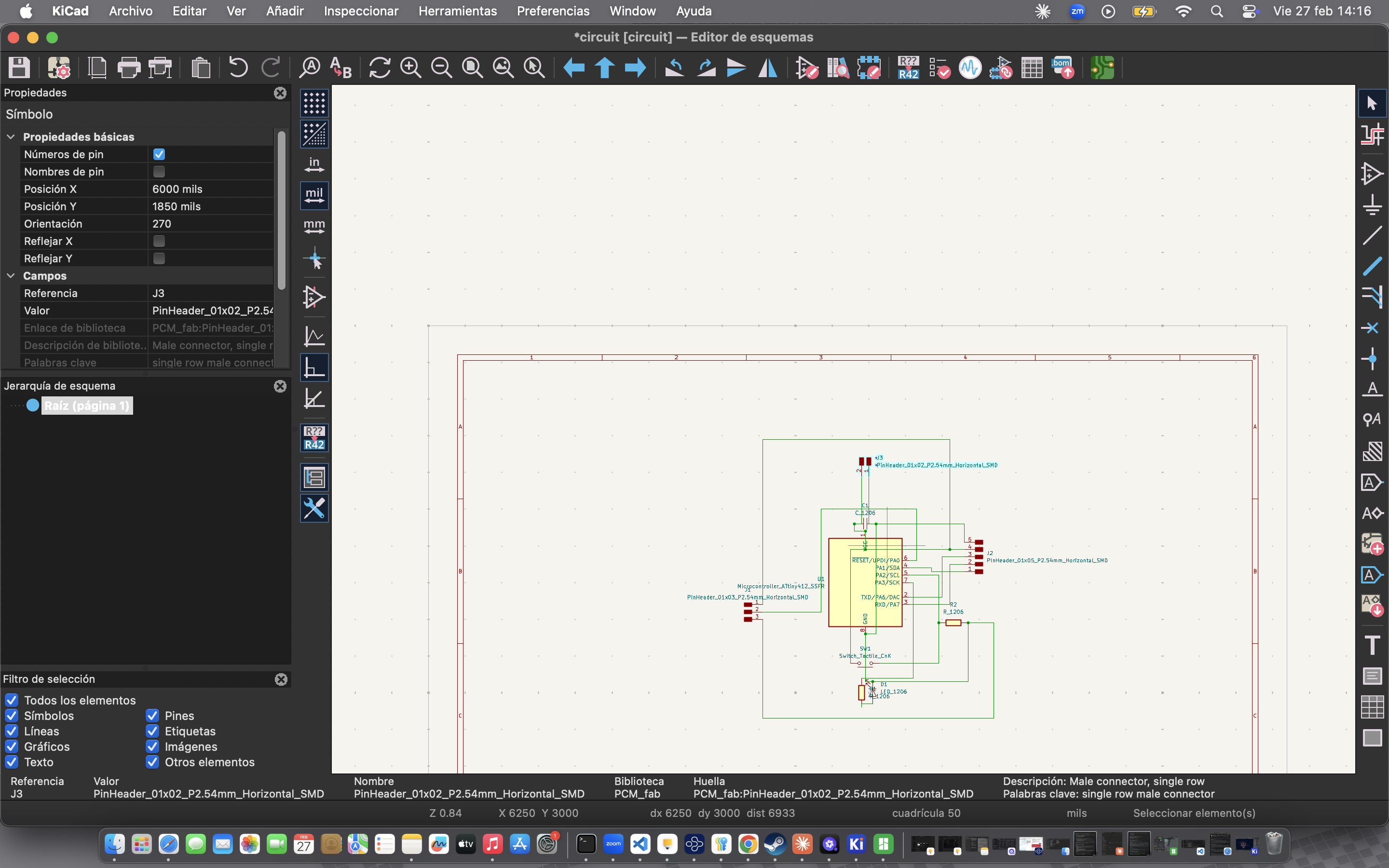 ATtiny schematic