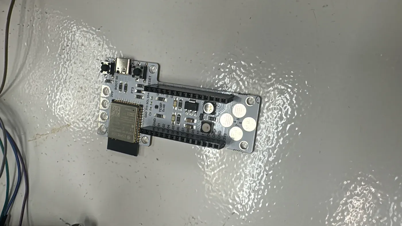 The Barduino 4.0.2 (ESP32-S3) the shield sits on top of