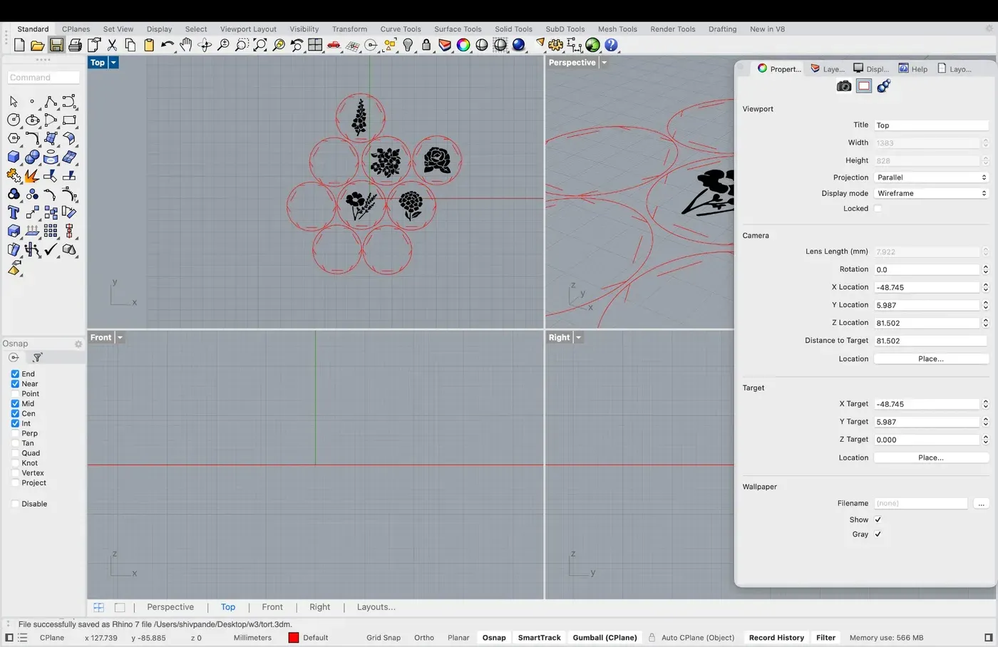 Tortilla design in Rhino