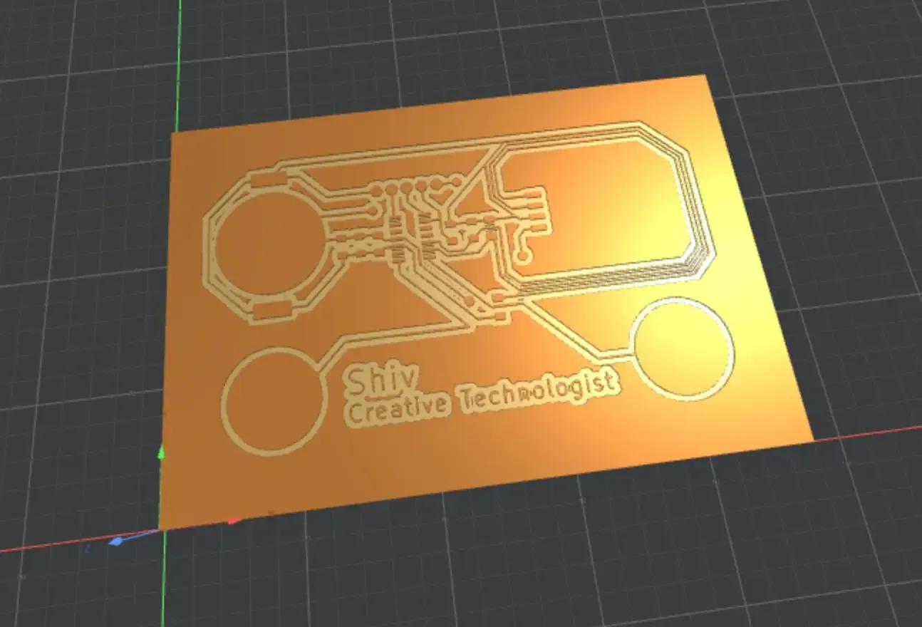KiCad 3D F.Cu