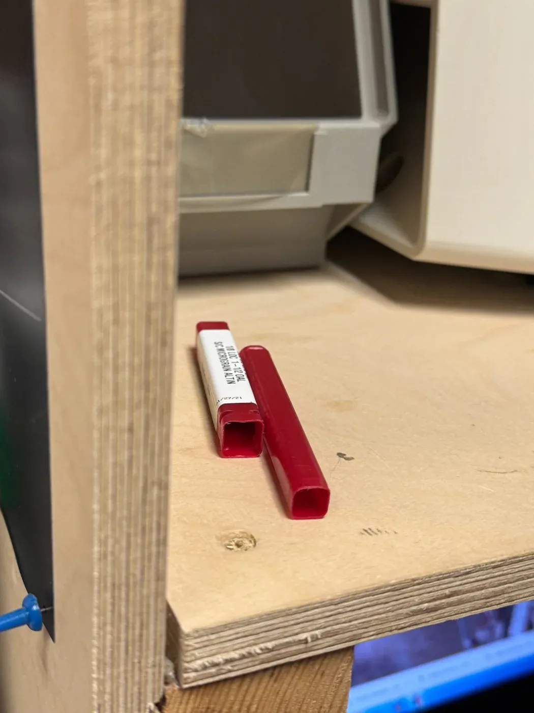 V-bit in its protective case