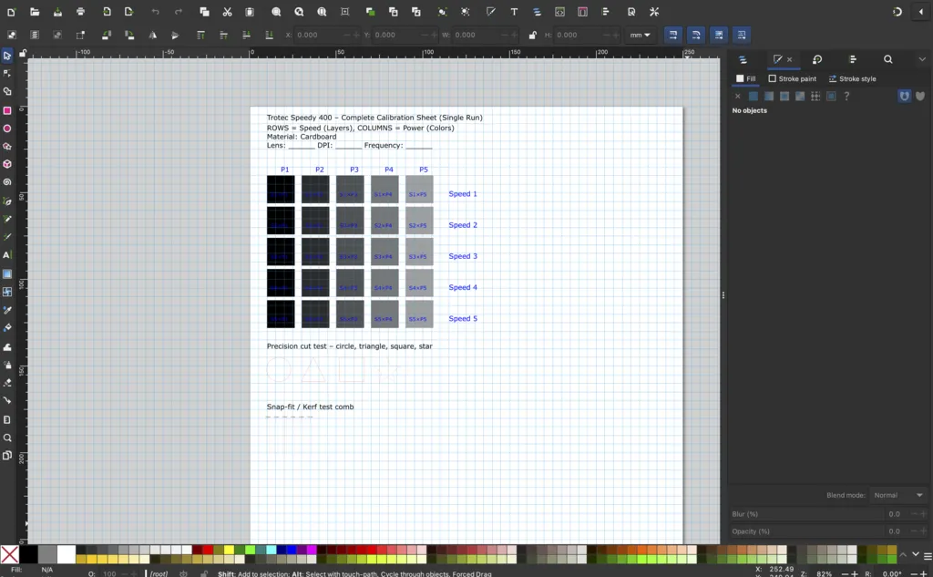 Original design without proper color mapping