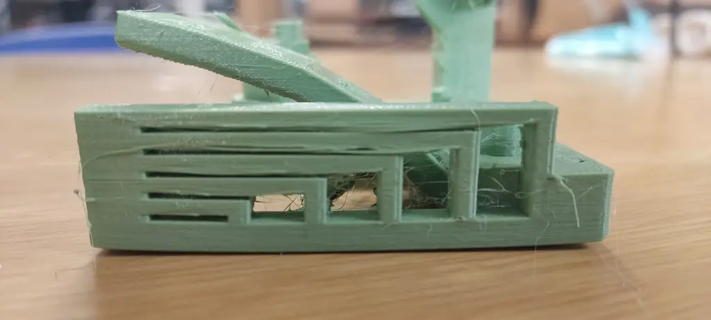 First Prusa print results — bridging test