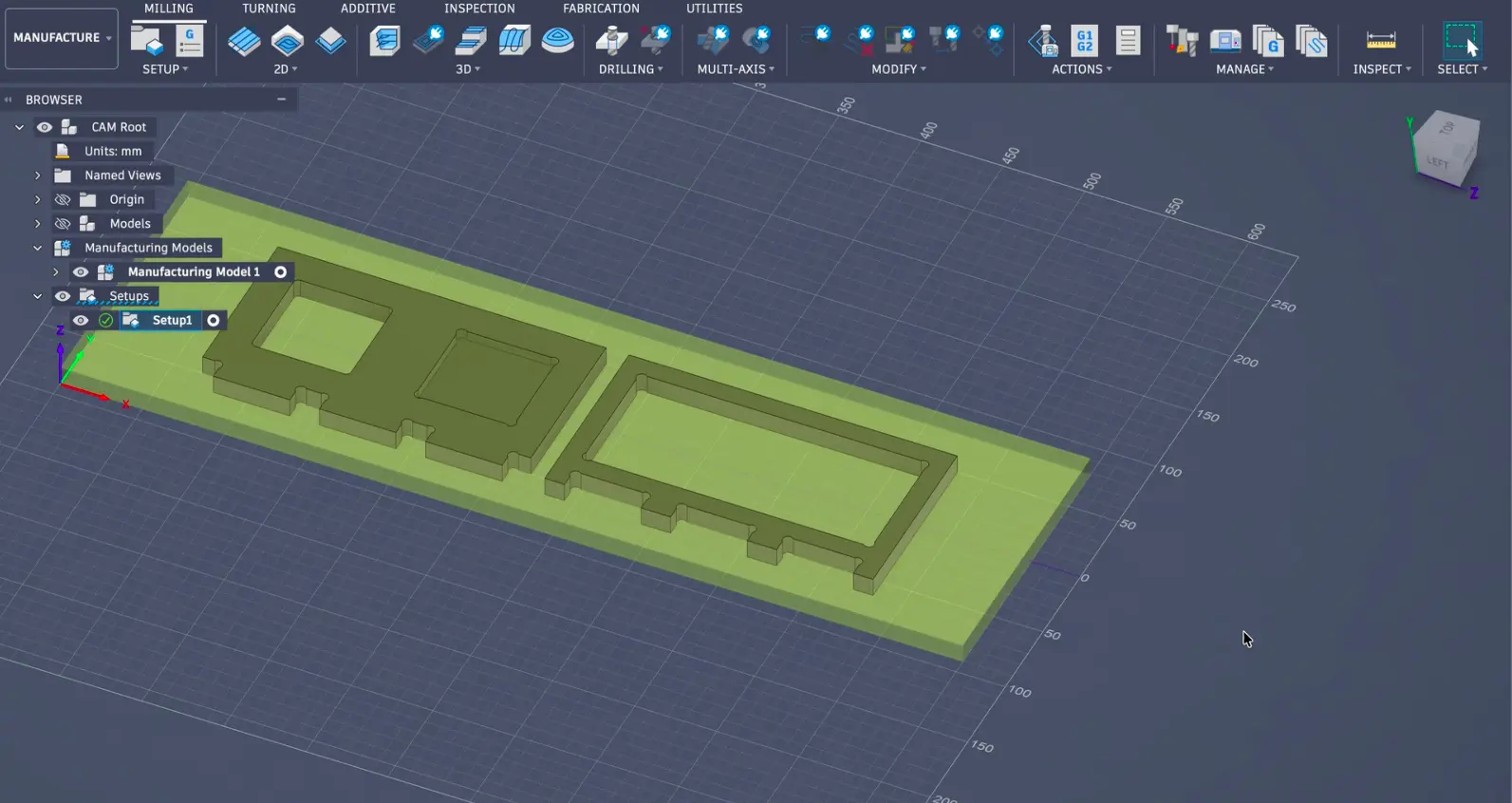 Milling Setup