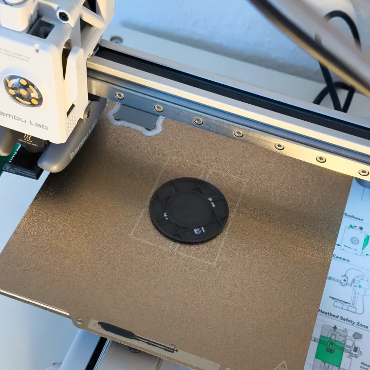 3D printing the NFC tag on a Bambu Lab A1 Mini