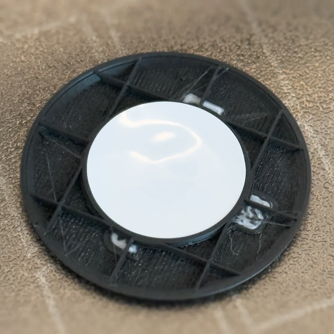 NFC tag embedded into the paused print