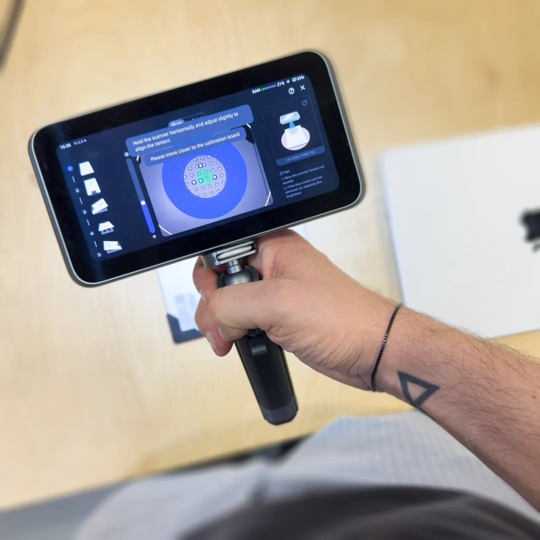 Einstar Vega scanner calibration process