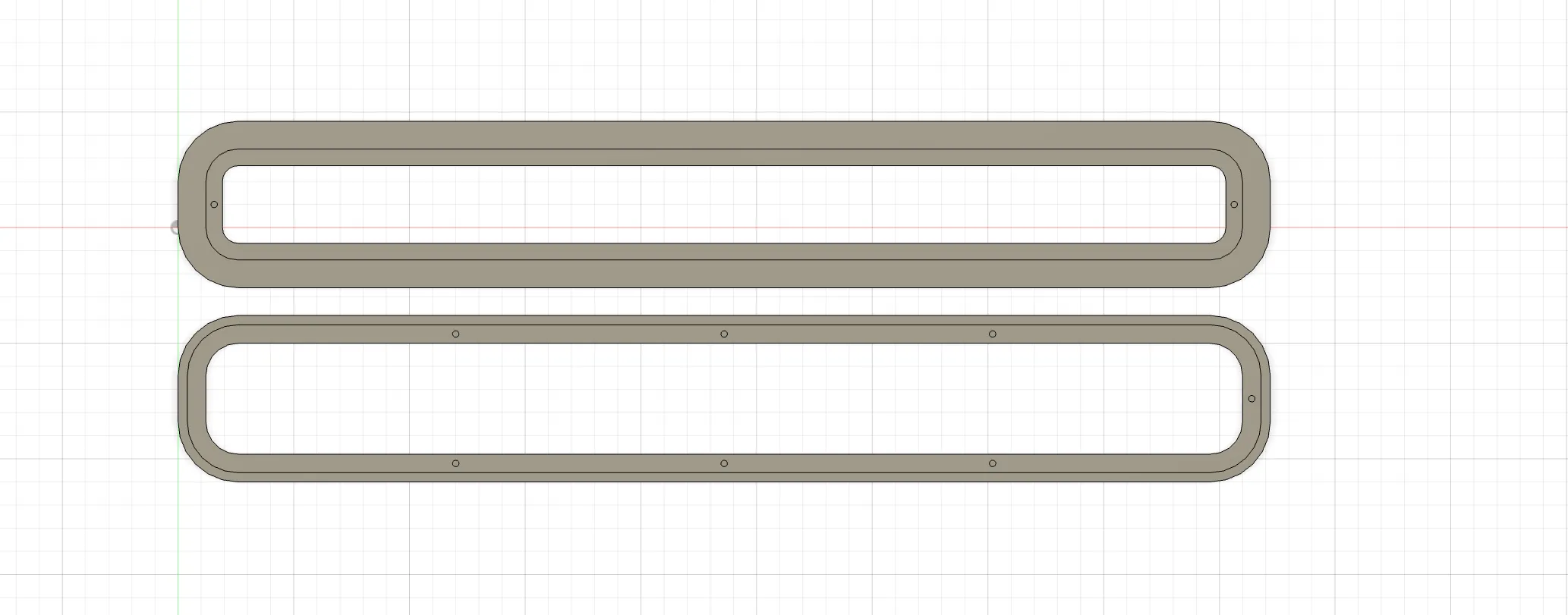 Fusion 360 parametric sketch and extrusion setup