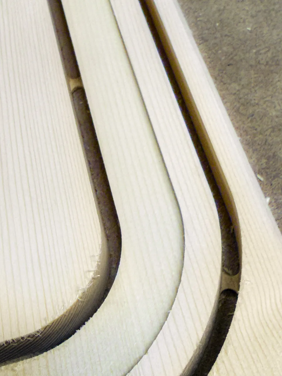 Milled lamp body parts