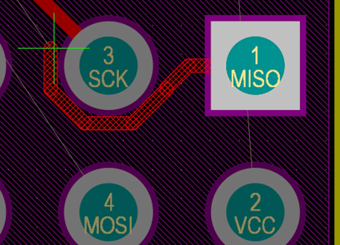 Routing without proper clearance